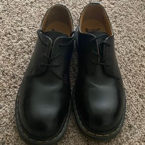 USED Dr martens steal toe three hole shoes men